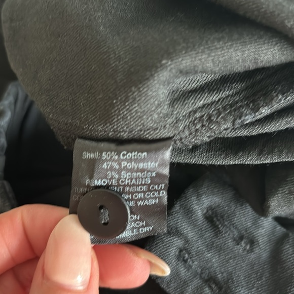 I.AM.GIA. black high rise zip fly joggers - Picture 9 of 9